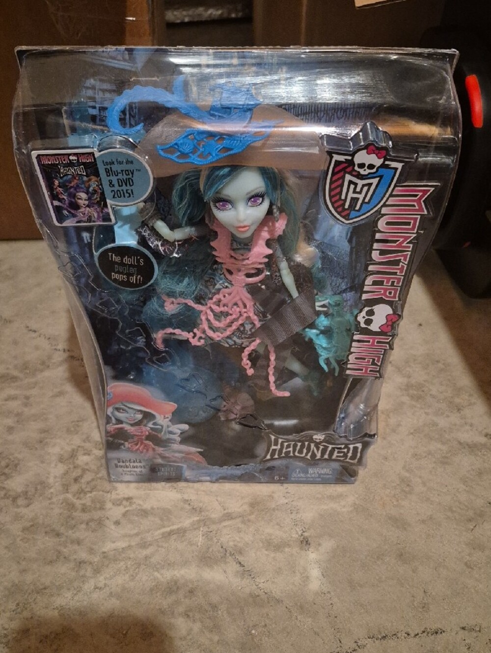 monster high Vandala Doubloons Doll - Teal, Pink & Purple ( Unopened CIB) - Picture 2 of 6